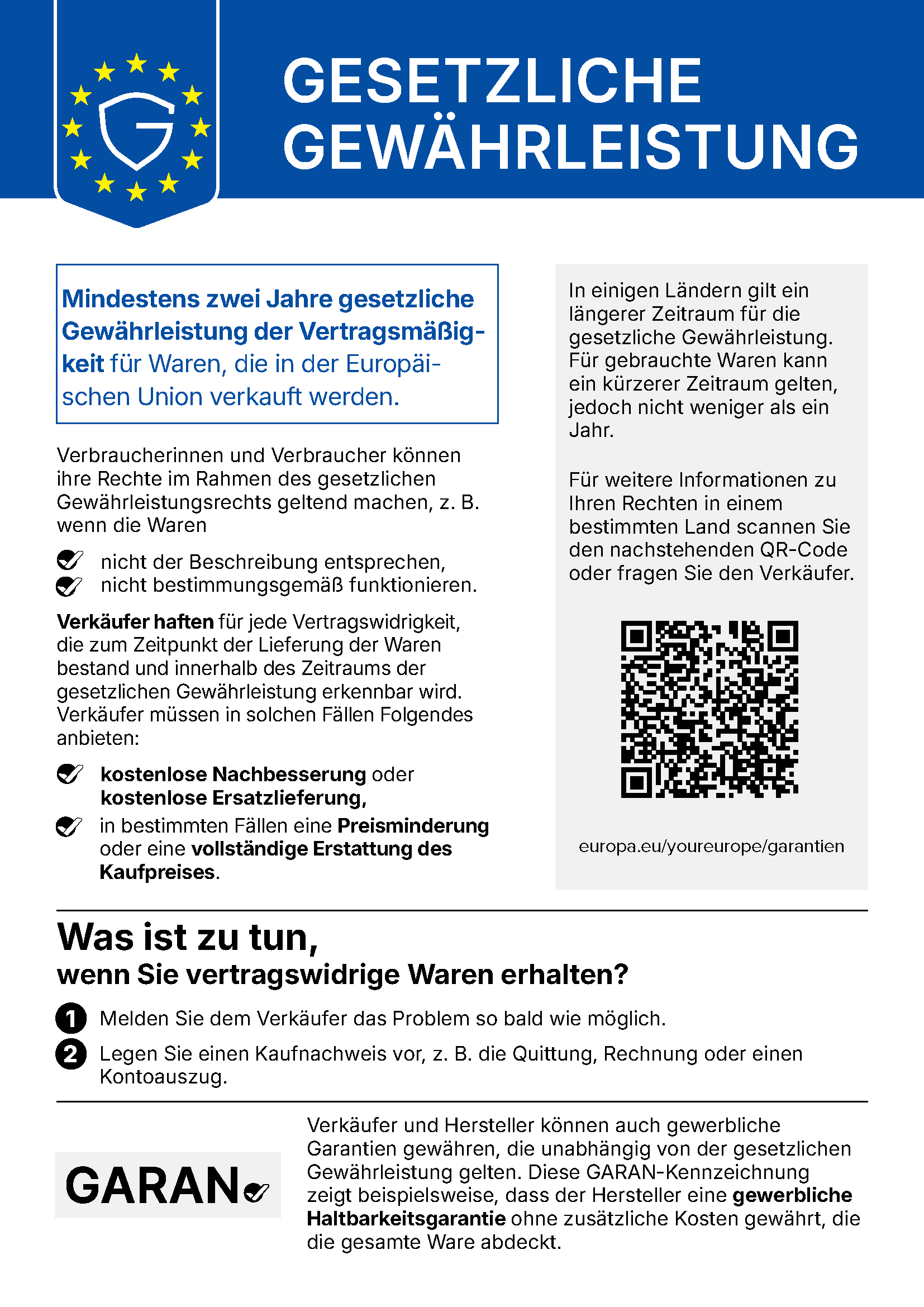 Gewährleistung